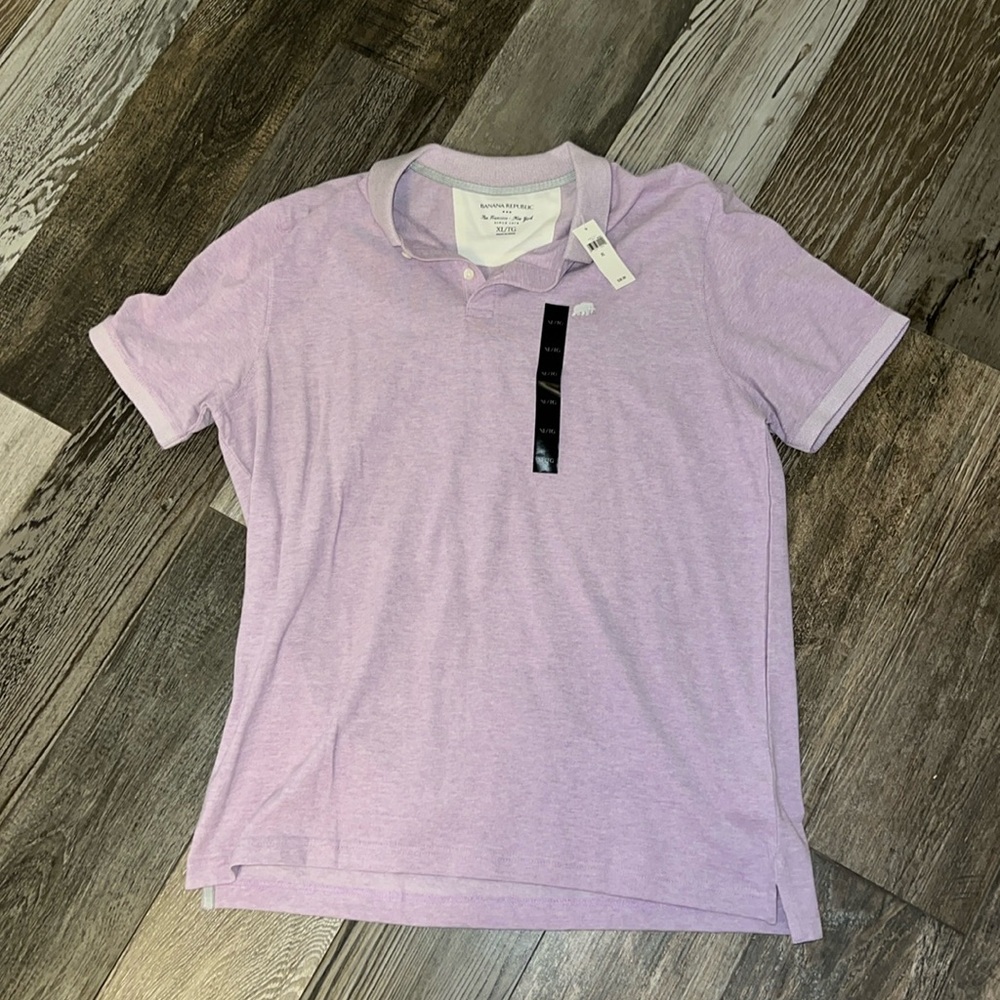 Men’s Purple Polo Banana Republic Factory